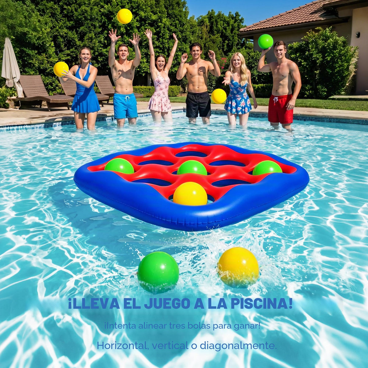 Juego de juegos de piscina con 10 bolas