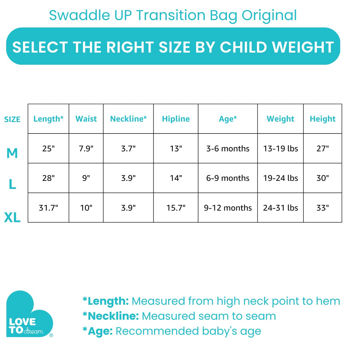 Love To Dream Swaddle UP transición