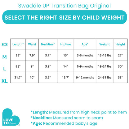 Love To Dream Swaddle UP transición
