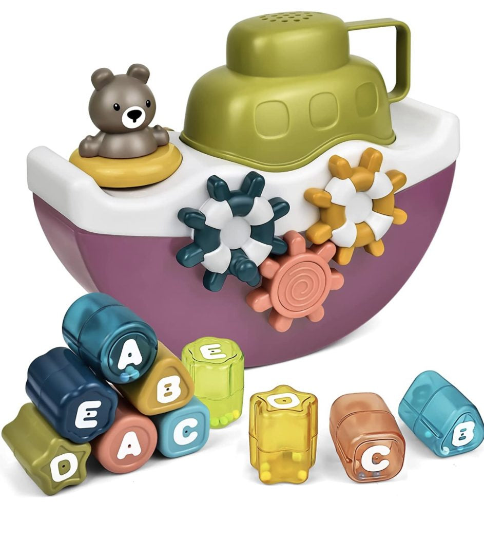 LiKee Juguetes de barco de baño