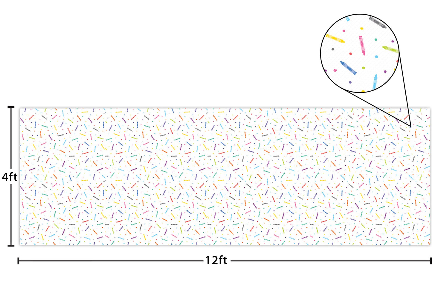 Teacher Created Resources Rollo de tablón de anuncios de colores Better Than Paper