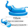 Flotador de piscina de elefante inflable