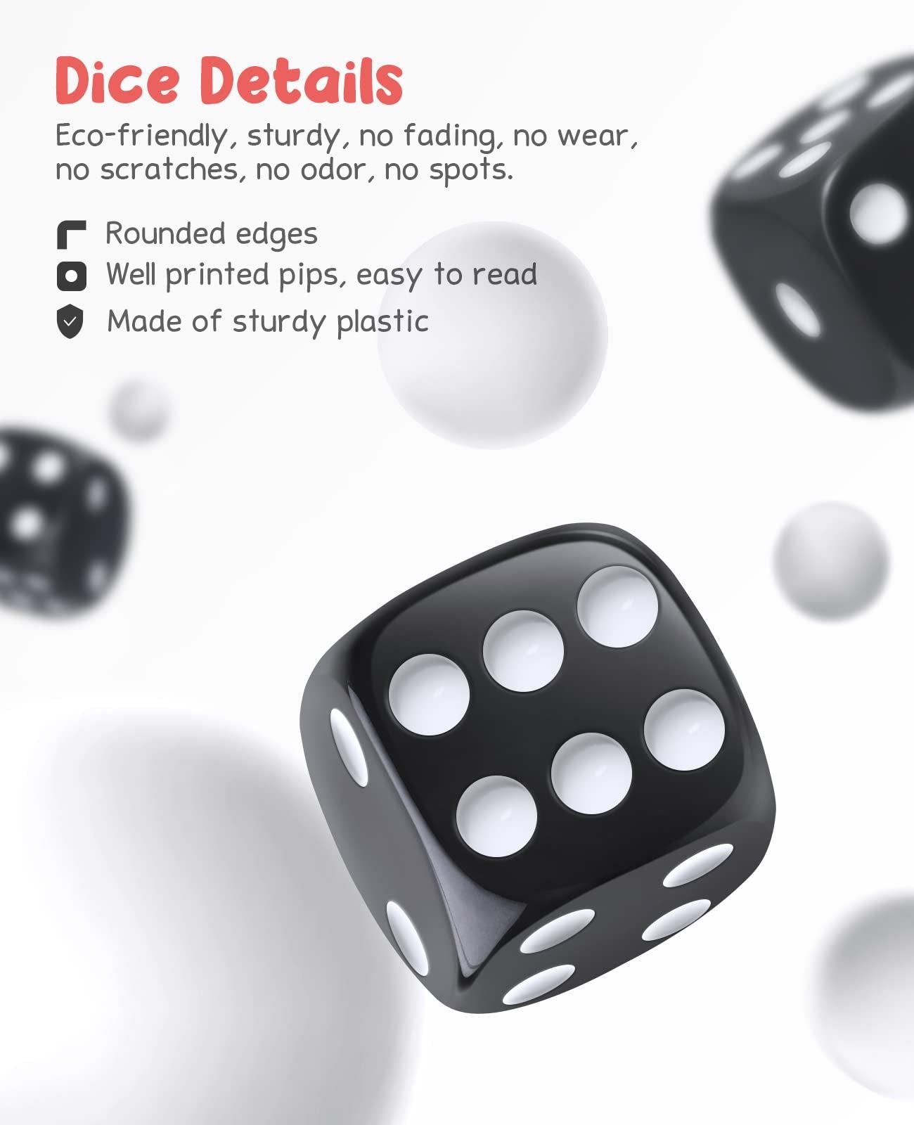 JoyCat Juego de dados de 100