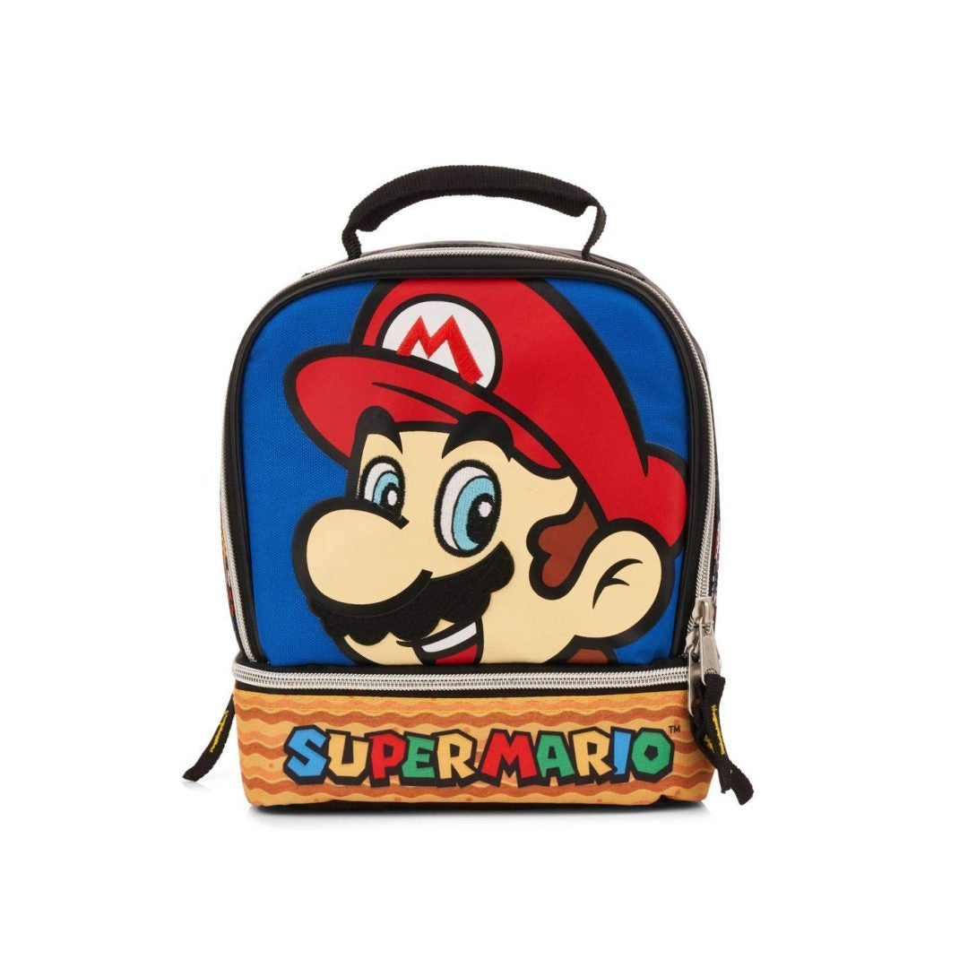 Bolsa de almuerzo con cremallera para jugadores de Mario &amp; Friends