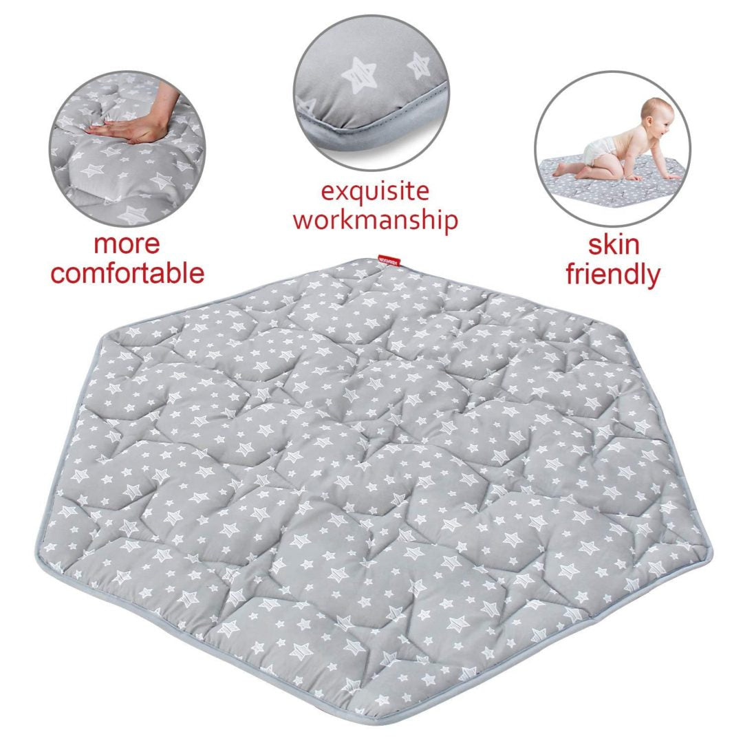 Alfombra de juego Moonsea hexagonal infantil