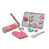 Melissa & Doug, juego para cortar y hornear galletas de Navidad de madera