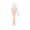 Mini maracas de madera, 5 unidades