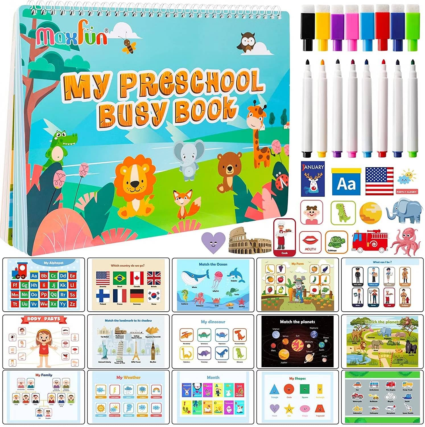 Max fun libro ocupado Montessori