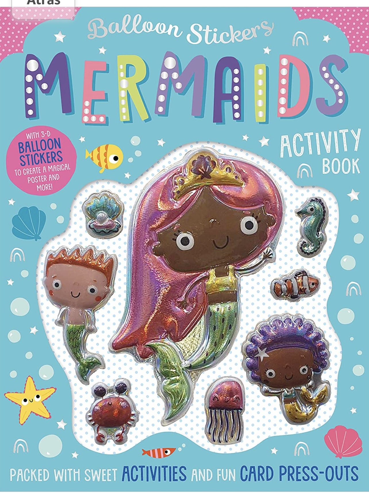 Balloon Stickers Mermaids Activity Book