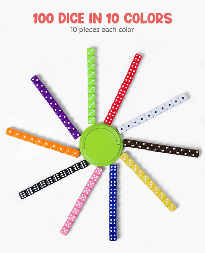 JoyCat Juego de dados de 100