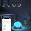 Máquina de sonido para bebés, luz nocturna, reloj de activación