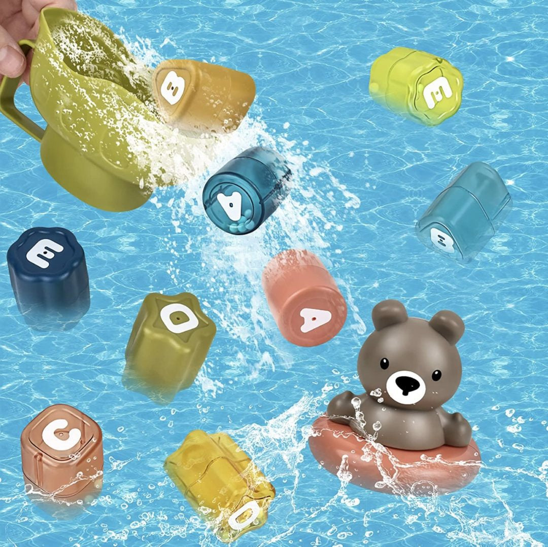 LiKee Juguetes de barco de baño