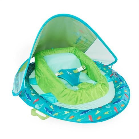 SwimWays Flotador de primavera para bebé, verde