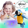 Houwsbaby Loro de peluche parlante, repite lo que dices