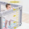 LIAMST - Corralito para bebés y niños, parque infantil extra grande con puerta de seguridad