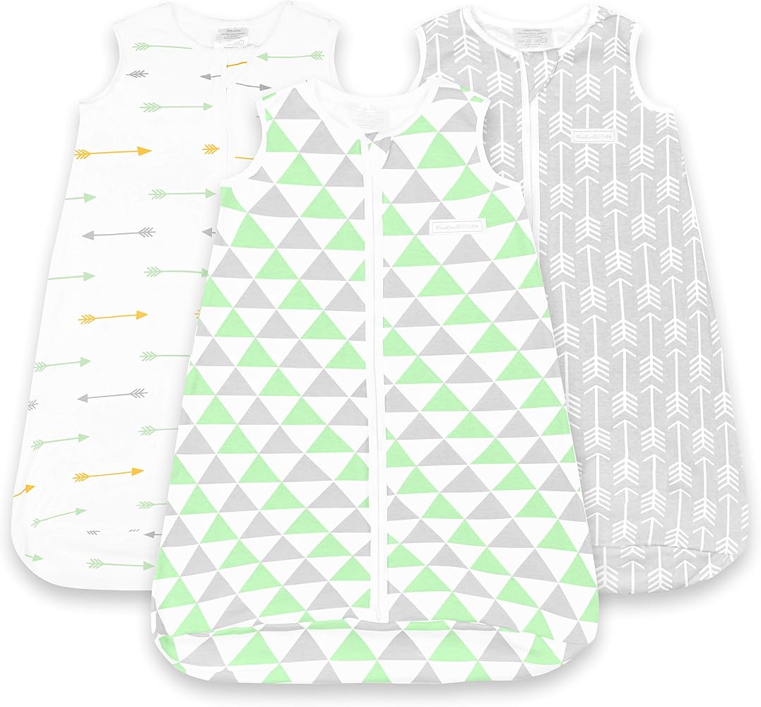 Saco de dormir BaeBae Goods gris/verde, 18-24 meses
