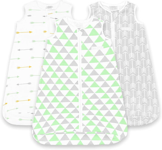 Saco de dormir BaeBae Goods gris/verde, 18-24 meses