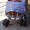 Skip Hop Saco para bebés listo para usar en carros de paseos, apta para tres estaciones, gris brezo