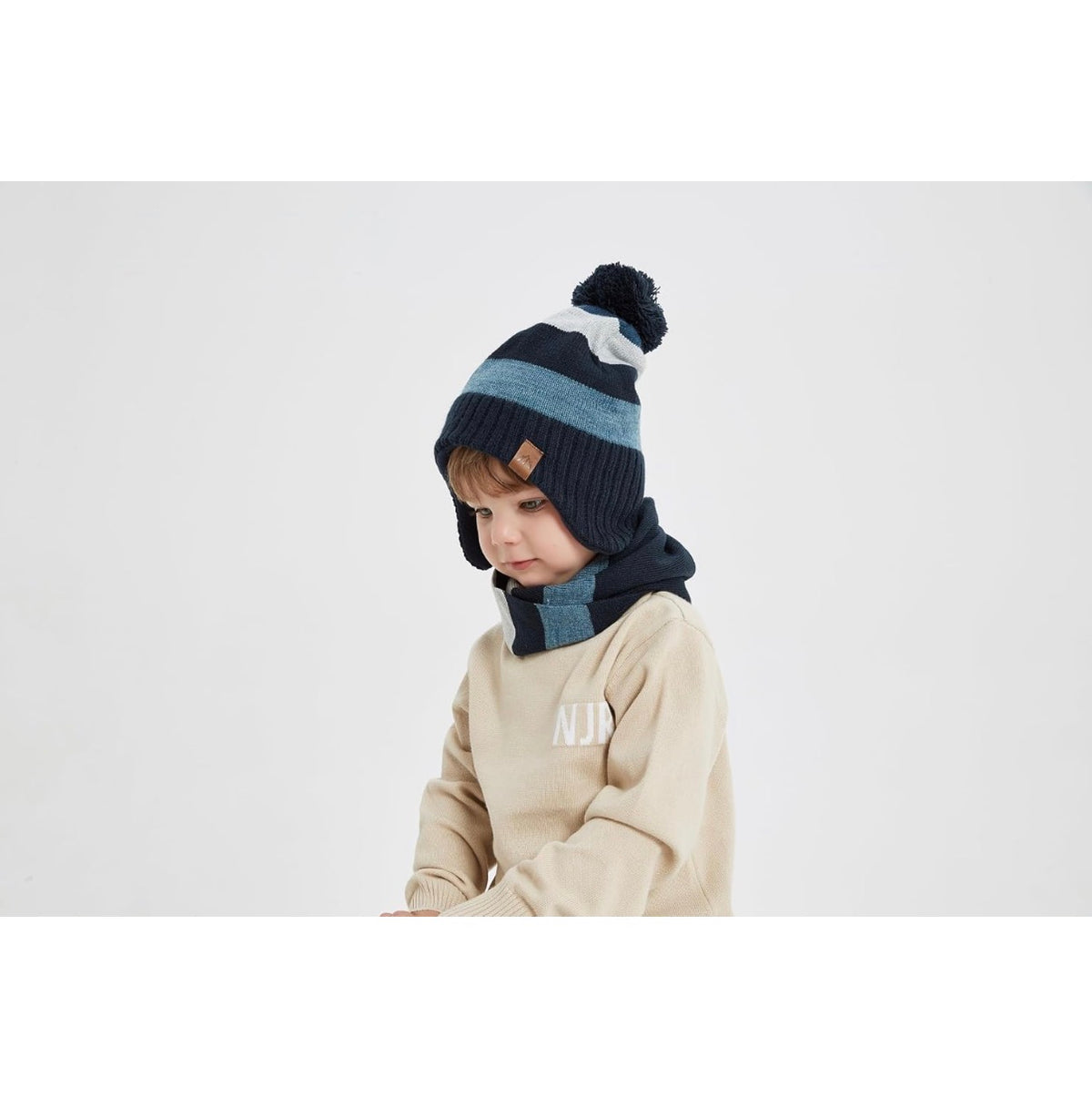 Gorro y Bufanda para Niños Pequeños, 3-5 años