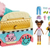 Polly Pocket Tiny Treats - Camión de helados, más de 18 piezas de juego