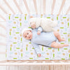 Hygge Hush Pack and Play Sheets - Juego de sábanas bajeras de 400 hilos