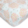 Swaddle Desings- Sábana bajera ajustable de muselina para cuna - Heavenly Floral
