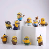 Minions- Juguetes de modelo, 10 uds