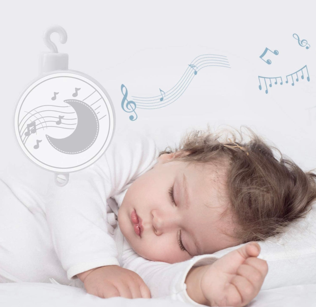 Konig Kids móvil musical para cuna de bebé, zorro