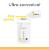 Medela - 50 Bolsas de almacenamiento para leche materna, Blanco