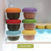 GreenSprout Juego de 12 recipientes Weesprout para guardar alimentos para bebés a prueba de fugas