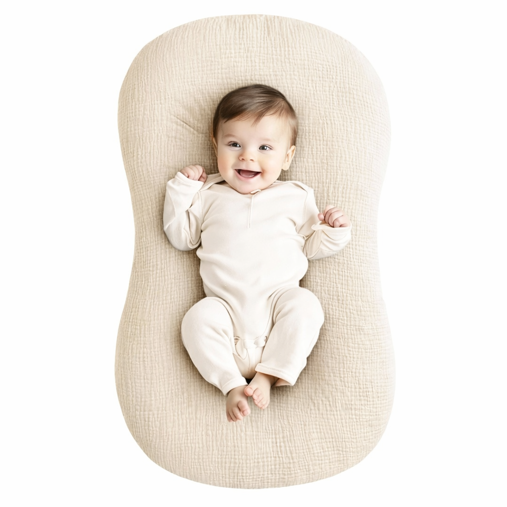 Funda de muselina para tumbona de bebé