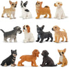 Toymany Juego de 12 figuras de mini perros de juguete