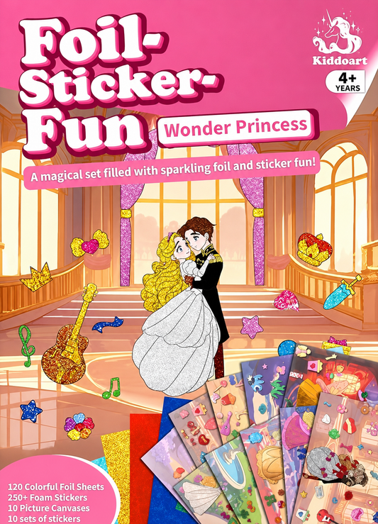 Princesas de Disney, kits de arte y manualidades sin desorden para niños, actividades creativas de bricolaje