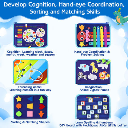 Tablero de actividades Esjay para niños pequeños