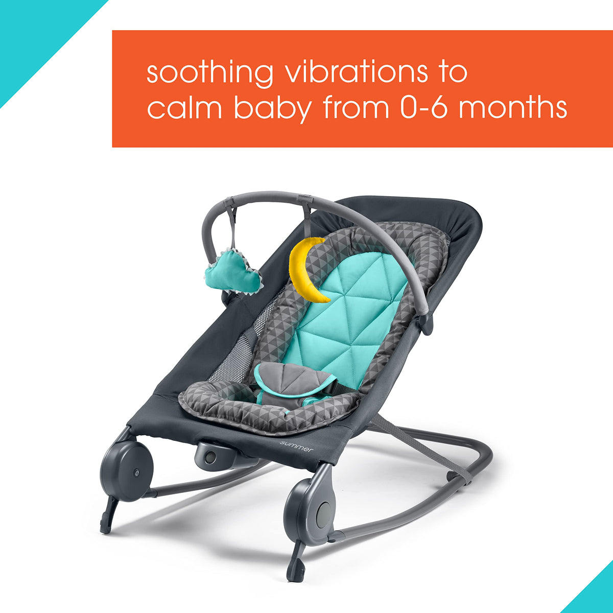 Momm Cozy Rocker Summer 2-in-1 Bouncer & Rocker Duo – Mom to Mom