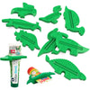 Exprimidor de pasta de dientes, paquete de 8 exprimidores de tubos de pasta de dientes de dinosaurio