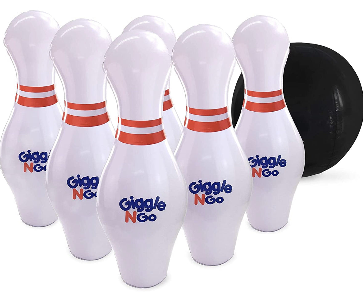 Giggle N Go Juego de bolos gigante para niños