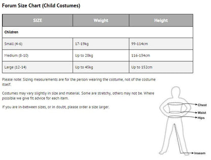 Disfraz infantil de payaso, talla S