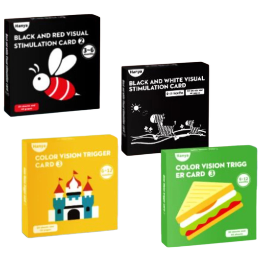 Tarjetas flash blancas y negras para bebés, 80 tarjetas, 160 páginas, 8.4 x 8.4 pulgadas