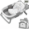 Morfone Bañera Plegable para Bebé con Cojín Suave