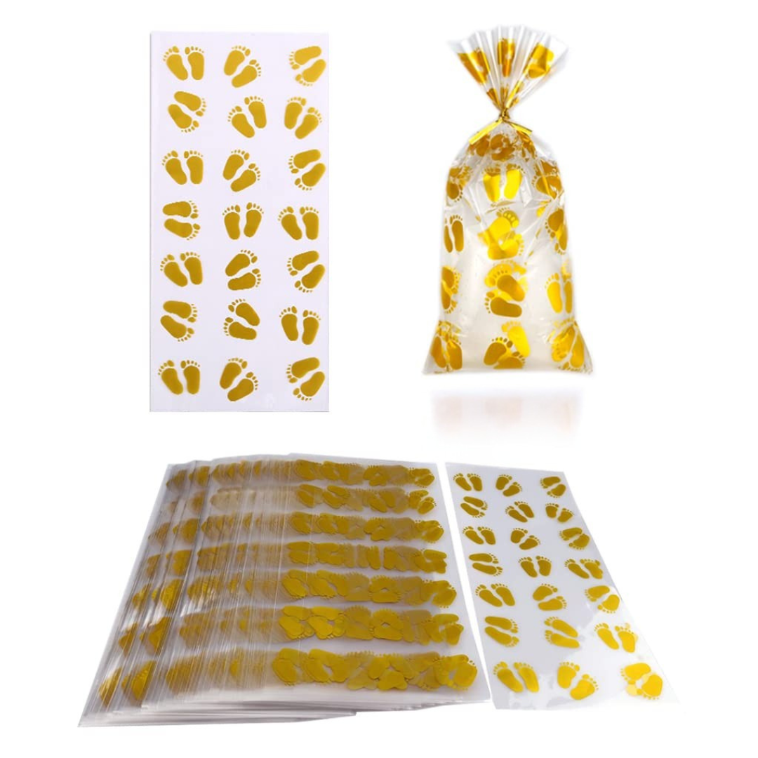 FAZHBARY 100 bolsas de regalo para baby shower