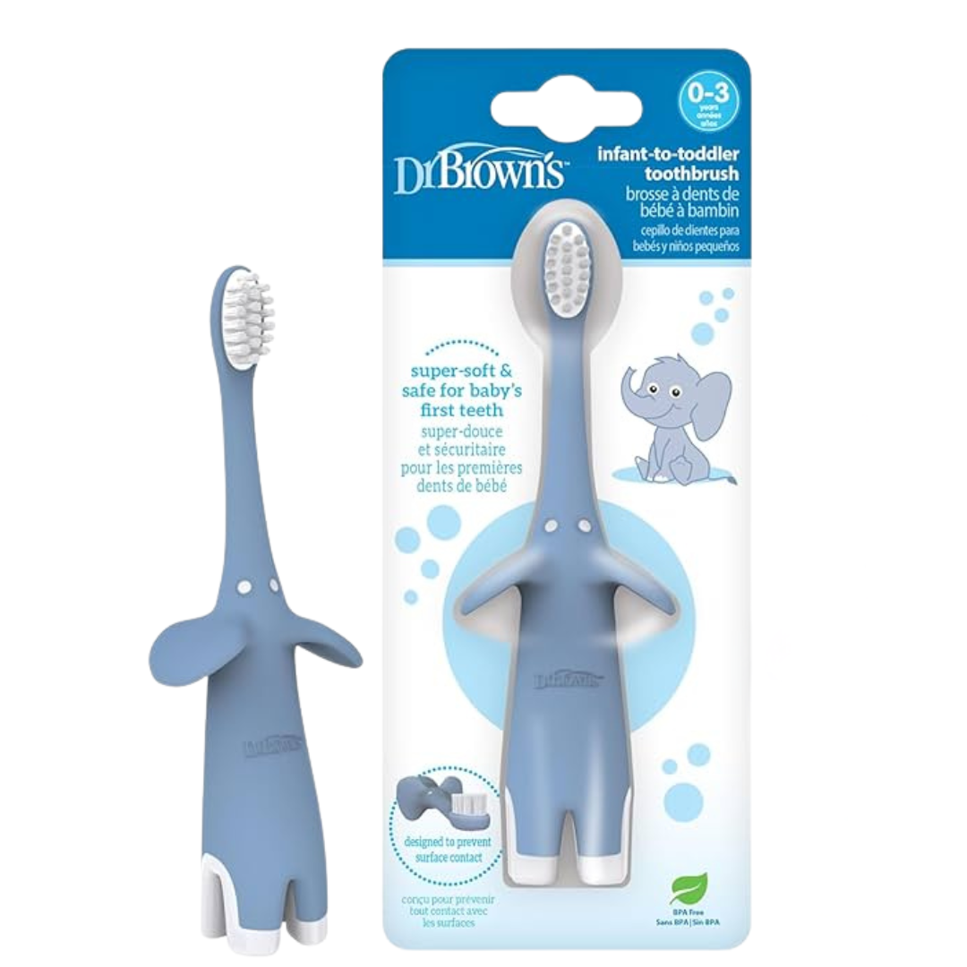 Dr. Brown's Cepillo de dientes para bebés y niños pequeños