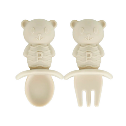 PandaEar cubiertos silicona, 2 piezas