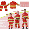 Golray Disfraz de bombero para niños 4-6 años