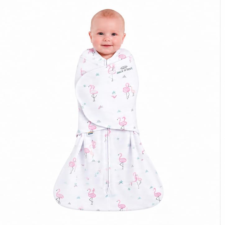 HALO Saco de dormir envolvente 100% algodón, 0-3 meses