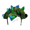 Juego de accesorios para disfraz de dinosaurio Triceratops Dino, juego de cola de diadema