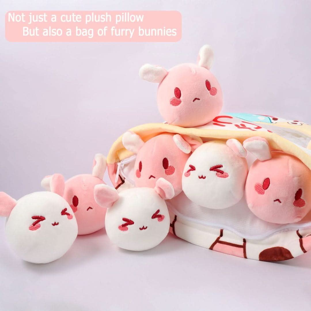 Almohada de felpa, muñeca de juguete extraíble