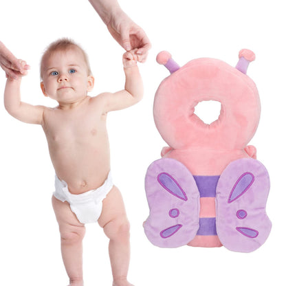 Almohada de protección de mariposa para la cabeza del niño
