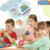 Creative Kids Flakes - Juego de discos de plástico entrelazados de 1400 piezas