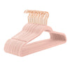 MIZGI - 25 ganchos de terciopelo rosados